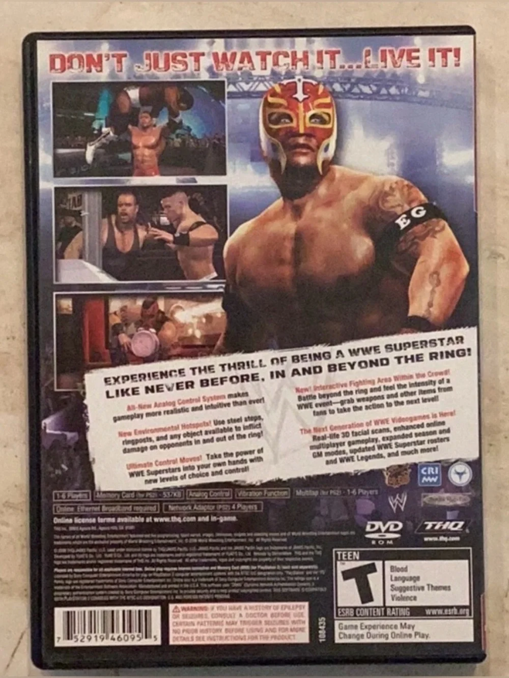 WWE Smackdown Vs Raw 2007 Playstation 2 Game Greatest Hits PS2 CIB Tested